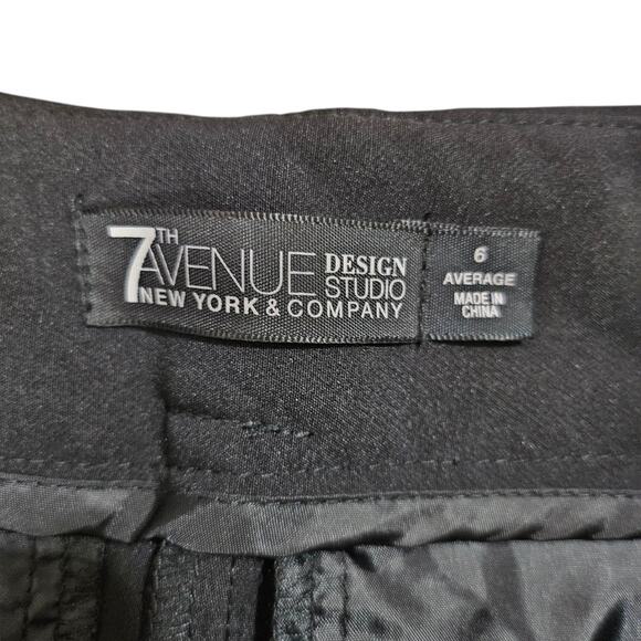 7th Ave New York & Co Straight Leg Belted Trousers - Picture 7 of 9